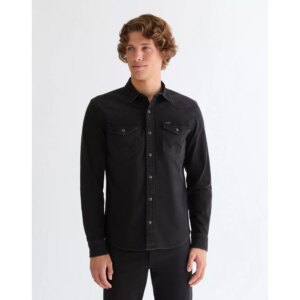 112378472 00 3XL KOSZULA WESTERN SHIRT BLACK
