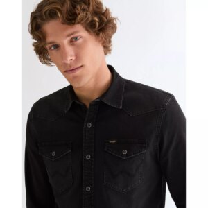 112378472 00 3XL KOSZULA WESTERN SHIRT BLACK
