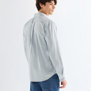112378486 00 L KOSZULA 1 PKT SHIRT BLUE STRIPE