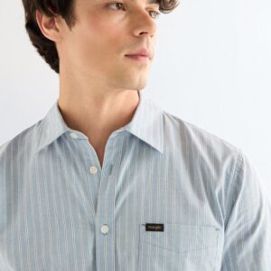 112378486 00 L KOSZULA 1 PKT SHIRT BLUE STRIPE