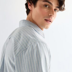 112378486 00 L KOSZULA 1 PKT SHIRT BLUE STRIPE