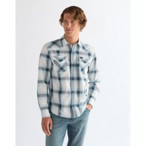 112378491 00 L KOSZULA WESTERN SHIRT MIDNIGHT NAVY