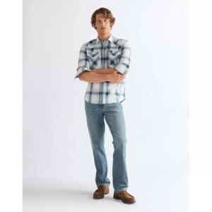 112378491 00 L KOSZULA WESTERN SHIRT MIDNIGHT NAVY