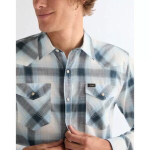 112378491 00 L KOSZULA WESTERN SHIRT MIDNIGHT NAVY