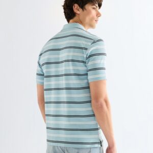 112378536 00 L KOSZULKA STRIPE POLO SHIRT FORGET M