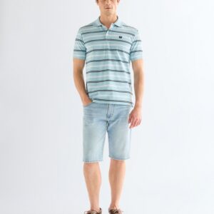 112378536 00 L KOSZULKA STRIPE POLO SHIRT FORGET M