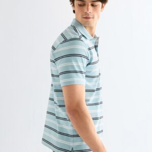 112378536 00 L KOSZULKA STRIPE POLO SHIRT FORGET M
