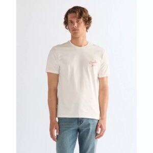 112378698 00 L KOSZULKA LOGO TEE WORN WHITE