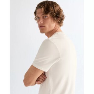 112378698 00 L KOSZULKA LOGO TEE WORN WHITE