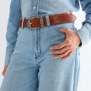 112378839 00 75 PASEK DANA BELT COGNAC