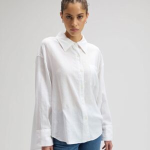 112378892 00 XS KOSZULA LOOSE SHIRT BRIGHT WHITE