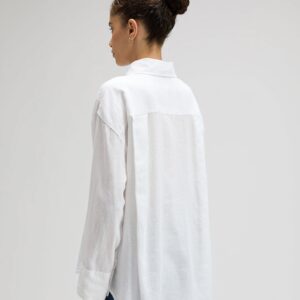 112378892 00 XS KOSZULA LOOSE SHIRT BRIGHT WHITE
