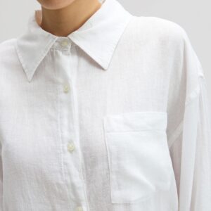112378892 00 XS KOSZULA LOOSE SHIRT BRIGHT WHITE