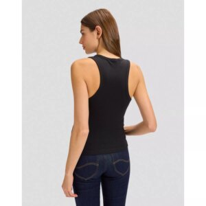 112378984 00 S KOSZULKA RIBBED TANK BLACK