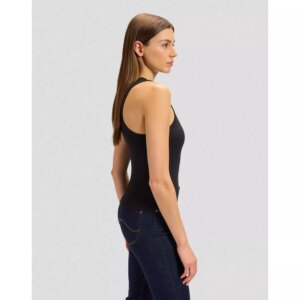 112378984 00 S KOSZULKA RIBBED TANK BLACK