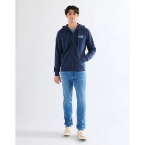 112378987 00 XL BLUZA GRAPHIC ZIP HOODIE NAVY