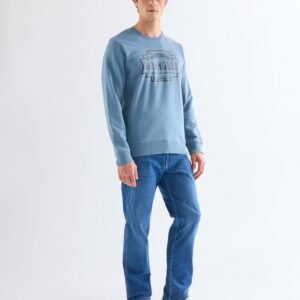 112378989 00 XL BLUZA AMERICANA CREW CAPTAINS BLUE