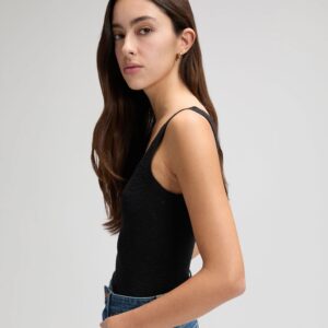 112379254 00 XS KOSZULKA KNITTED TANK BLACK