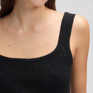 112379254 00 XS KOSZULKA KNITTED TANK BLACK