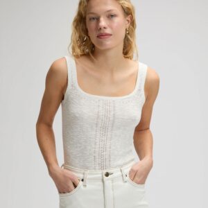 112379275 00 XS KOSZULKA KNITTED TANK ECRU