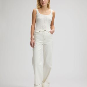 112379275 00 XS KOSZULKA KNITTED TANK ECRU