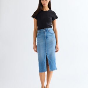 112380152 00 S KOSZULKA CAPPED RIB SHIRT BLACK